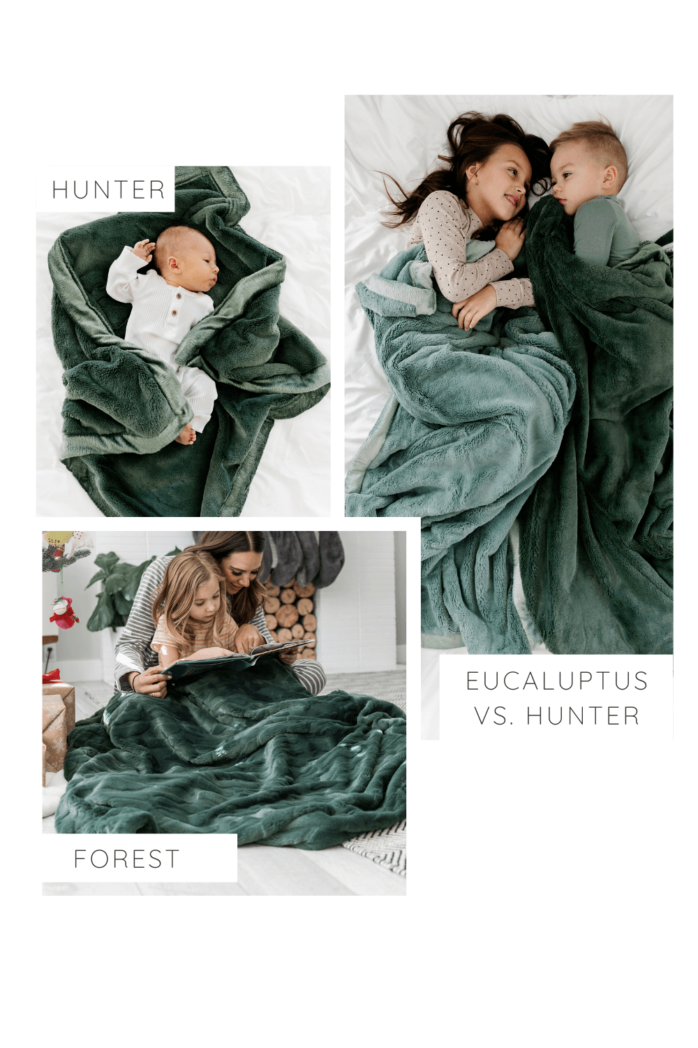 Saranoni Lush Mini Blanket | Hunter
