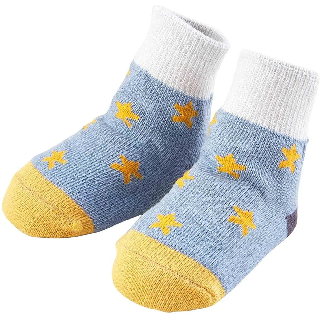 Mud Pie Color-Block Star Socks