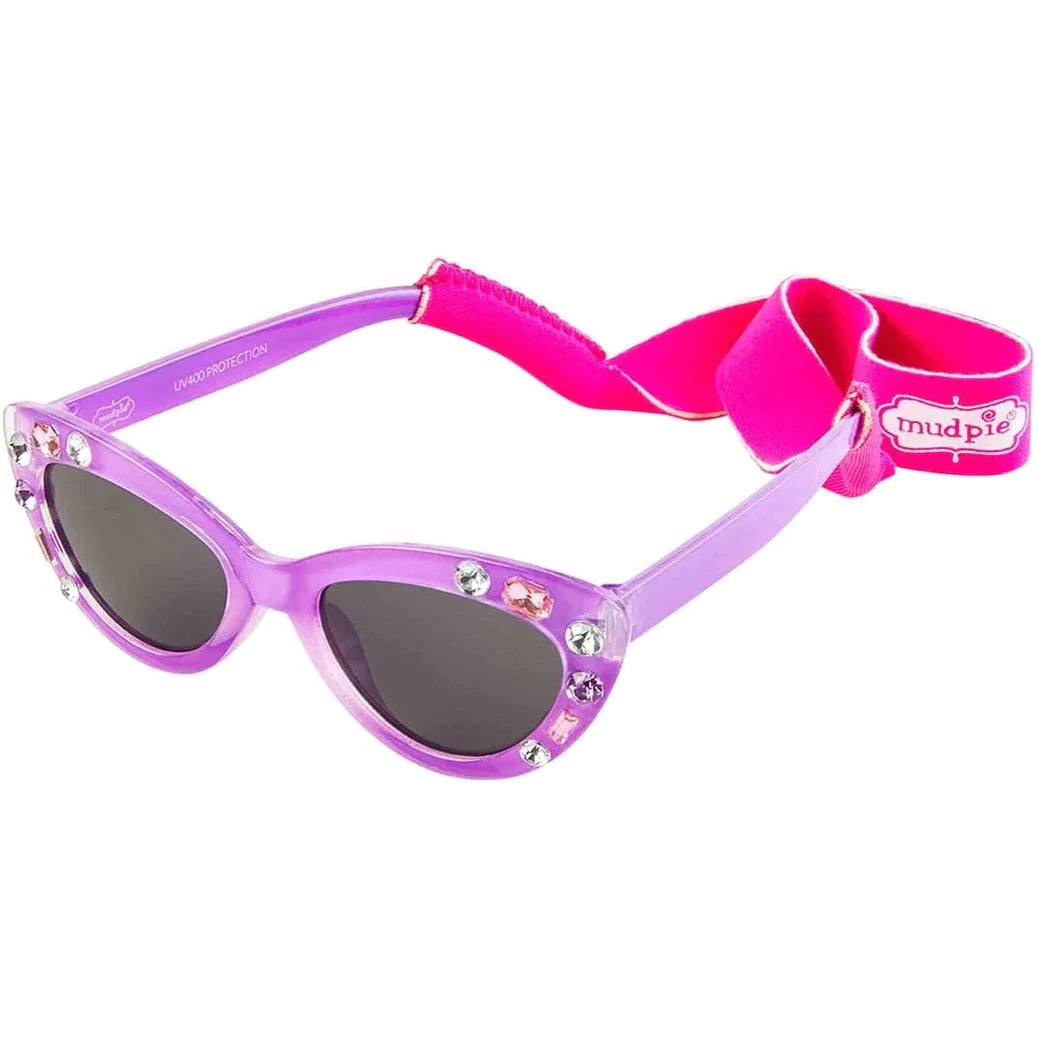 Mud Pie Purple Cateye Sunglasses