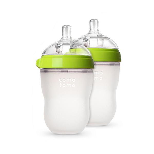 Green Double Pack Baby Bottle - 8 oz.
