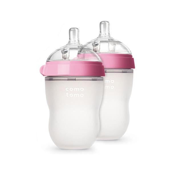 Pink Double Pack Baby Bottle - 8 oz.