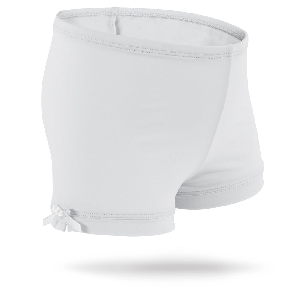 White as Snow Girls Spandex Shorts