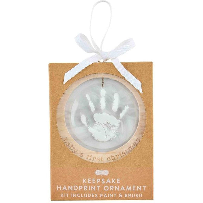 Mud Pie Baby's First Handprint Ornament Kit