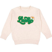 Lucky Script Patch St. Patrick's Day Sweatshirt