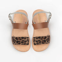 Leopard/Cognac Sanibel Sandal