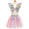 Great Pretenders Rainbow Sequins Skirt, Wings & Wand
