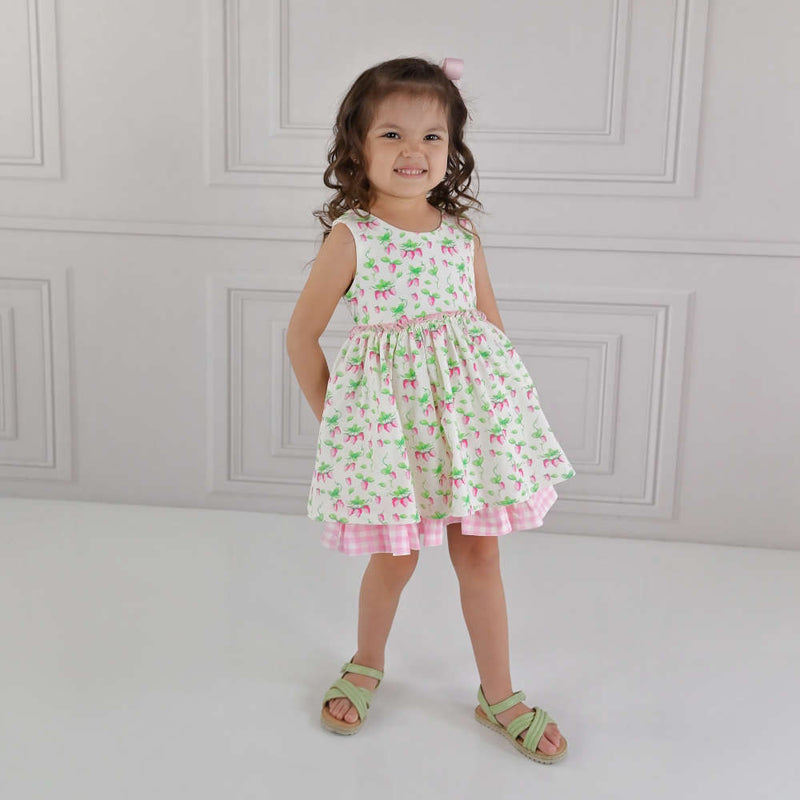 Serendipity Clothing Co. Spring Berries Tiered Dress