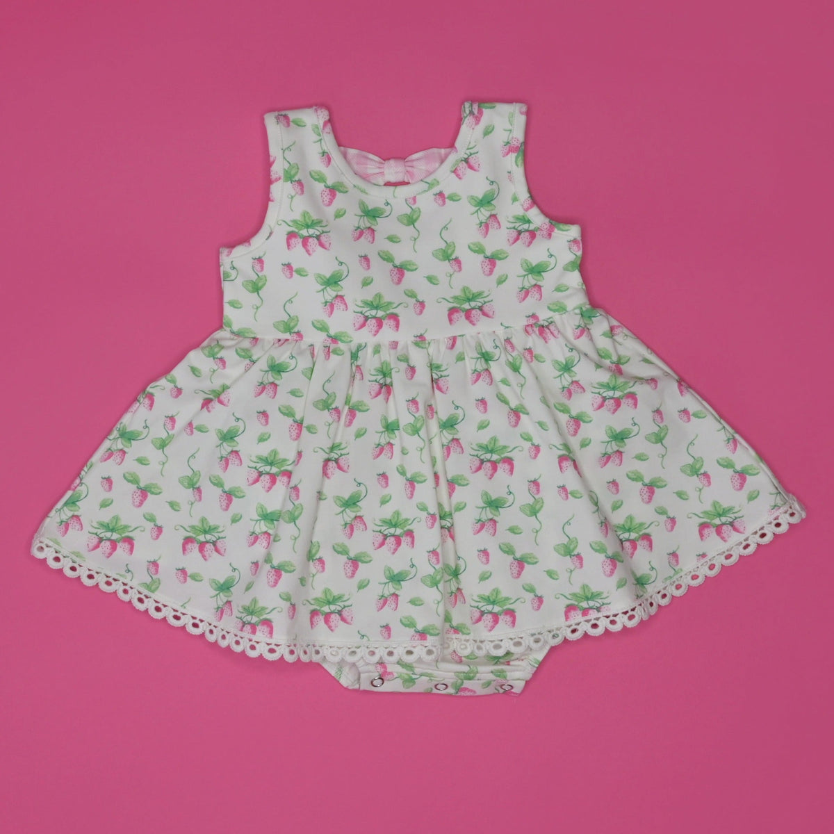 Serendipity Clothing Co. Spring Berries Bow Bubble Dress