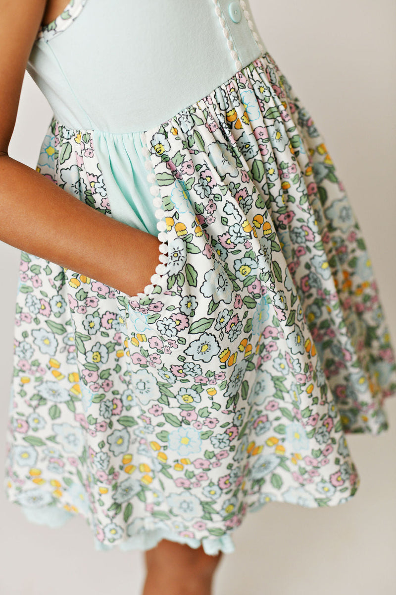Serendipity Clothing Mint Blossom Layered Dress