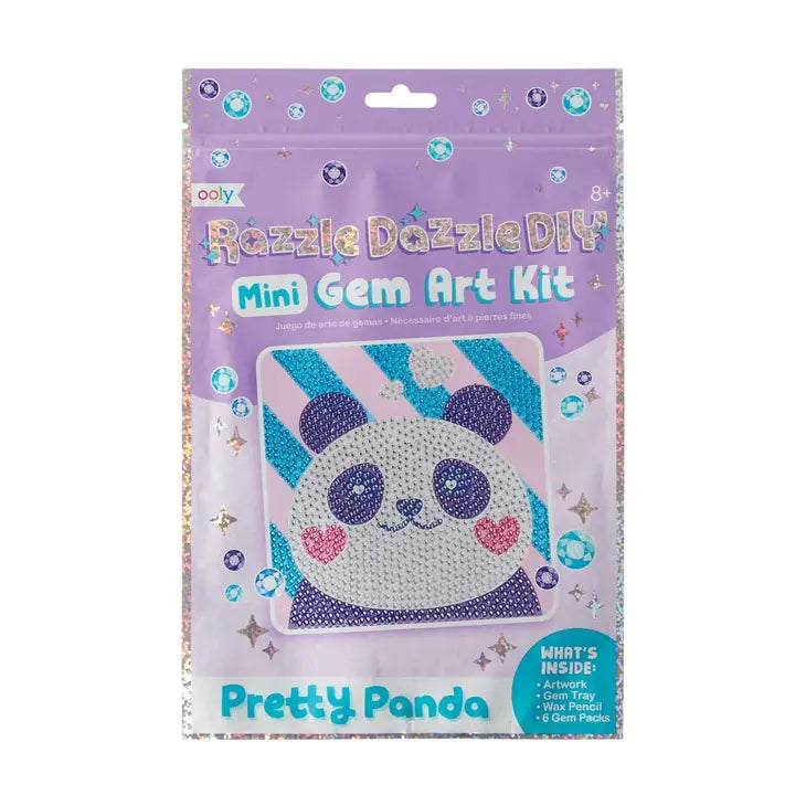 Razzle Dazzle D.I.Y. Mini Gem Art Kit - Pretty Panda