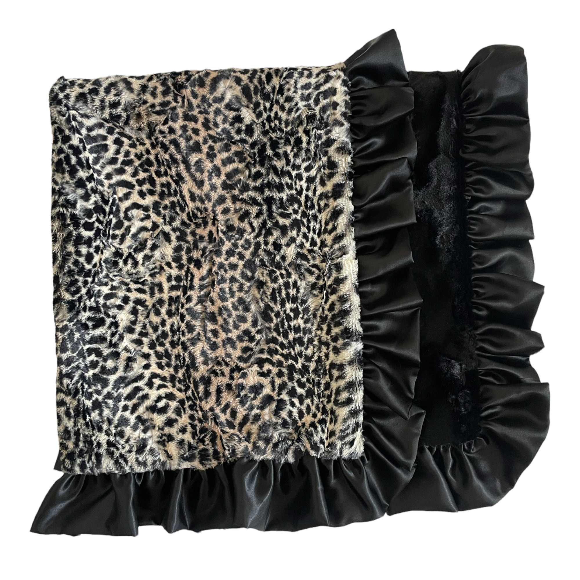 Black Cheetah Luxe Cuddle Blanket