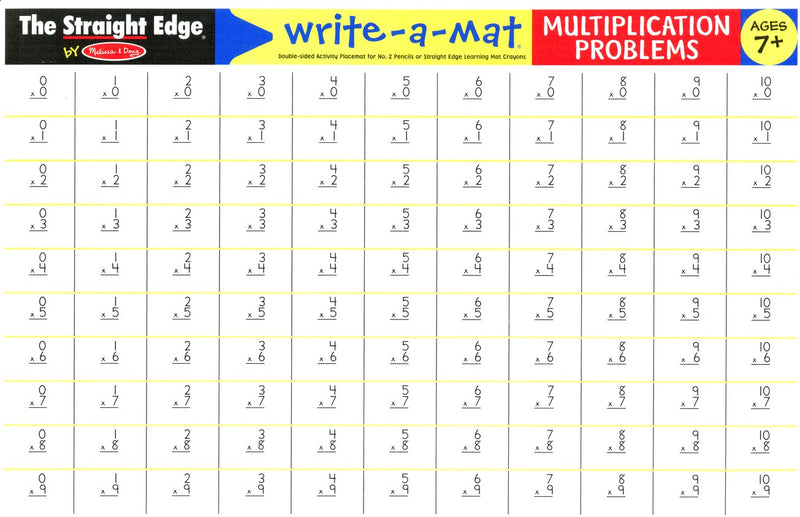 Multiplication Problems Mat