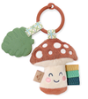 Itzy Pal™ Plush + Teether: NEW Mushroom