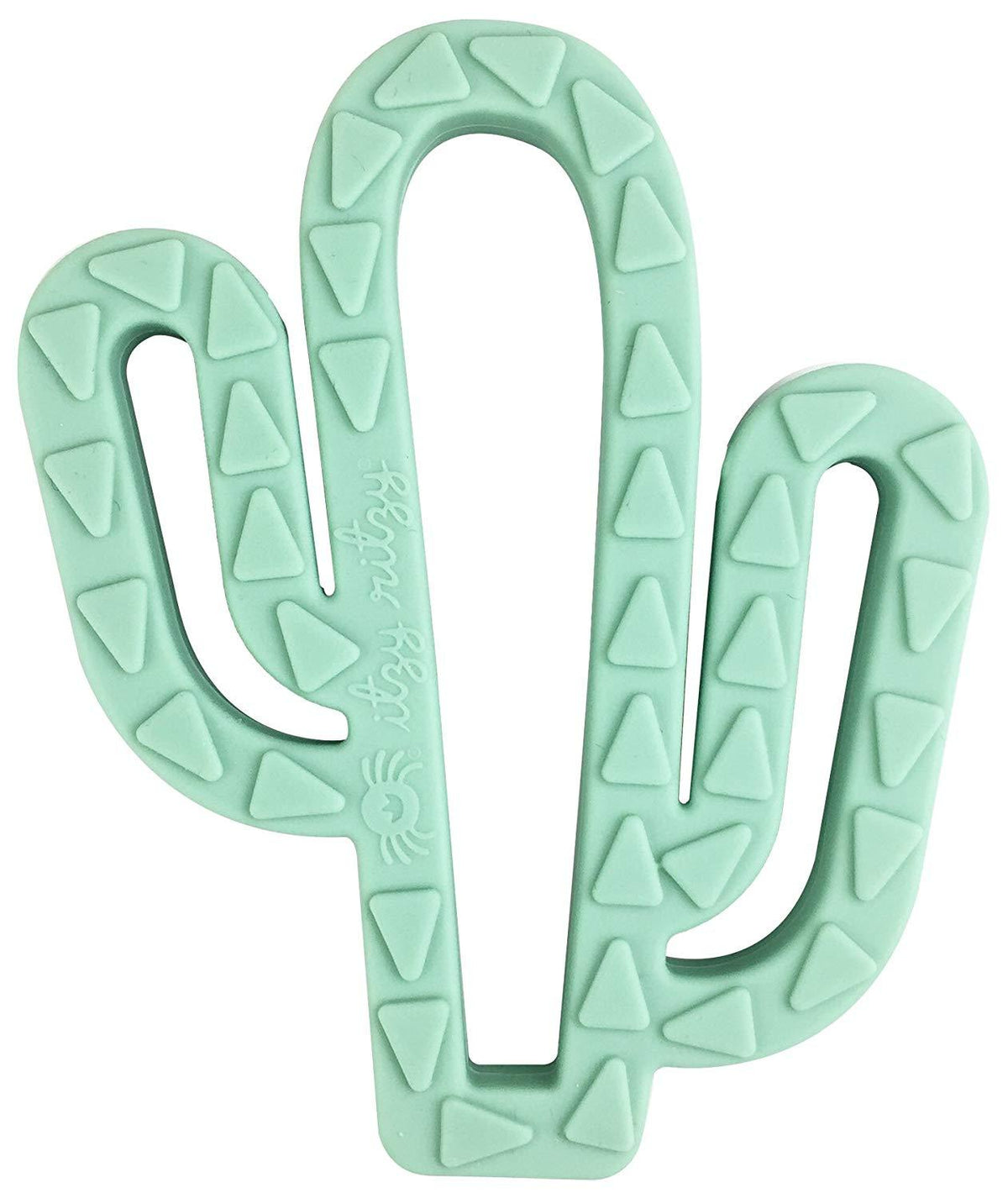 Itzy Ritzy Chew Crew Silicone Teether Cactus