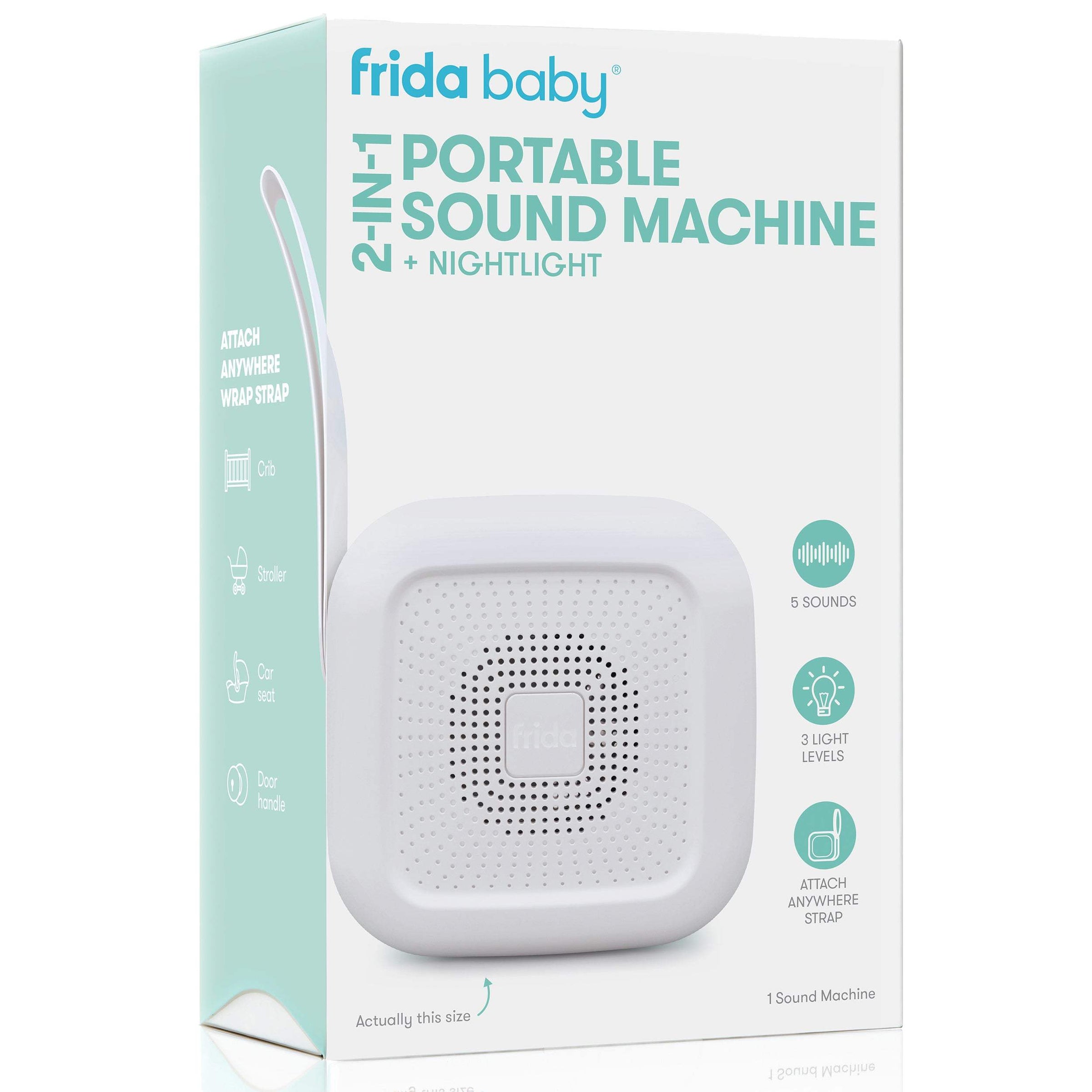 Frida 2-in-1 Portable Sound Machine + Nightlight
