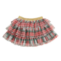 Christmas Plaid Tiered Tutu  Dress Up Skirt - Holiday Tutu