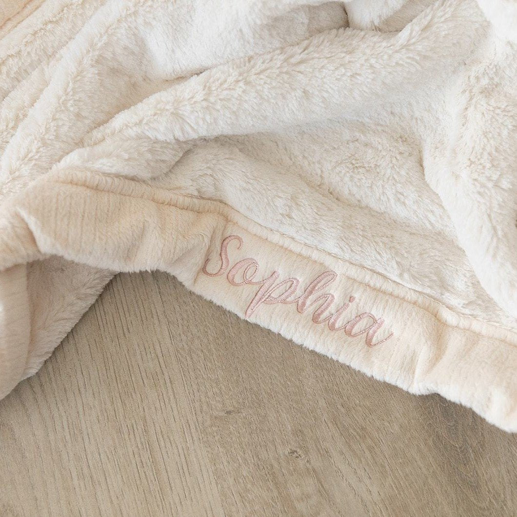 Saranoni Lush Toddler Blanket | Natural