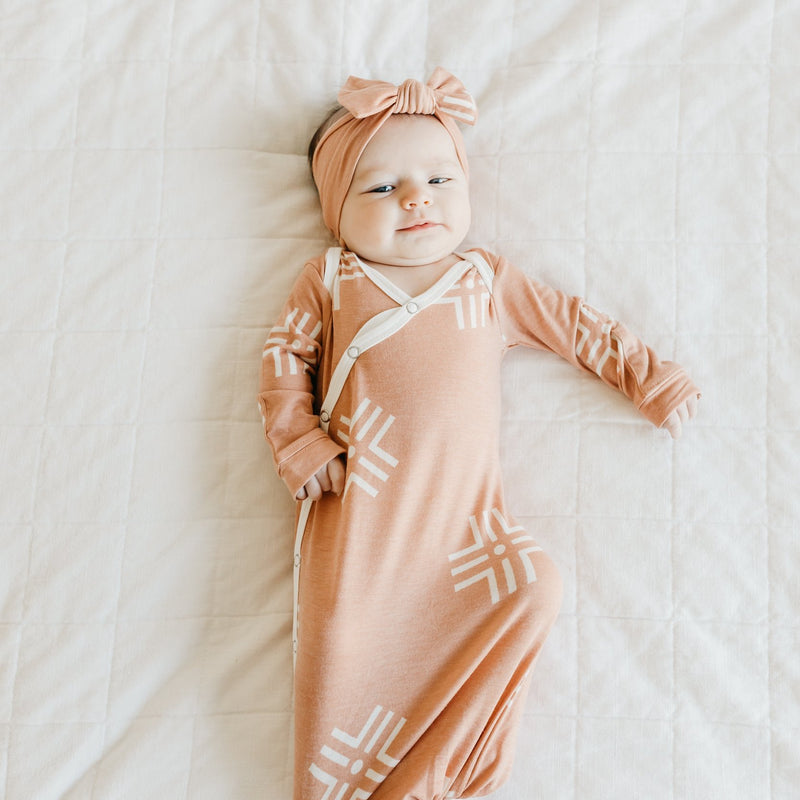 Copper Pearl Knotted Gown | Mesa