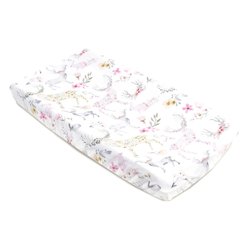 WOODLAND FAWN JERSEY CHANGING PAD COVER