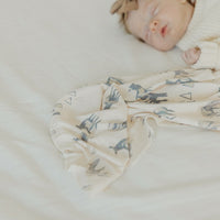 Copper Pearl Knit Swaddle Blanket | Cody