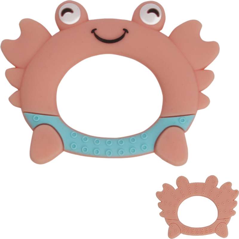 Busy Baby Crab Silicone Teething Toy