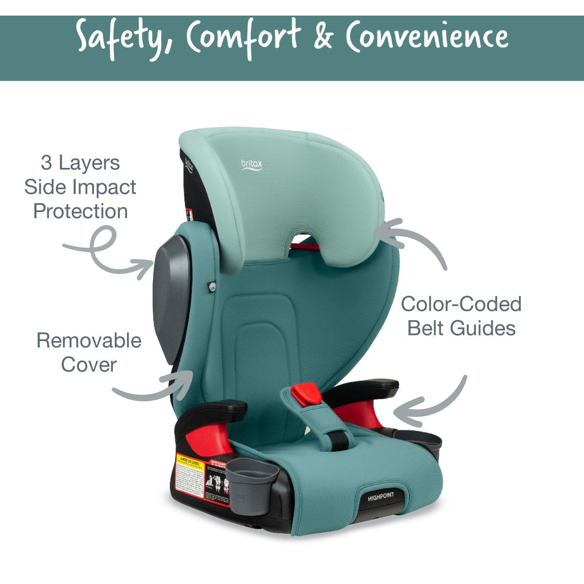 britax highpoint install Britax Highpoint Backless Belt-Positioning Booster Seat with Safewash – Baby Biz