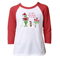 Jane Marie Kids If I Can't Bring my Dog Grinch 3/4 Sleeve T-Shirt