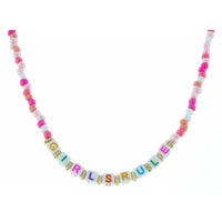 Block Lettered Necklaces