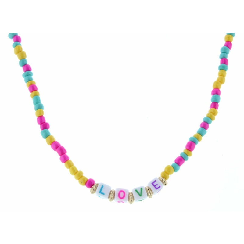 Block Lettered Necklaces
