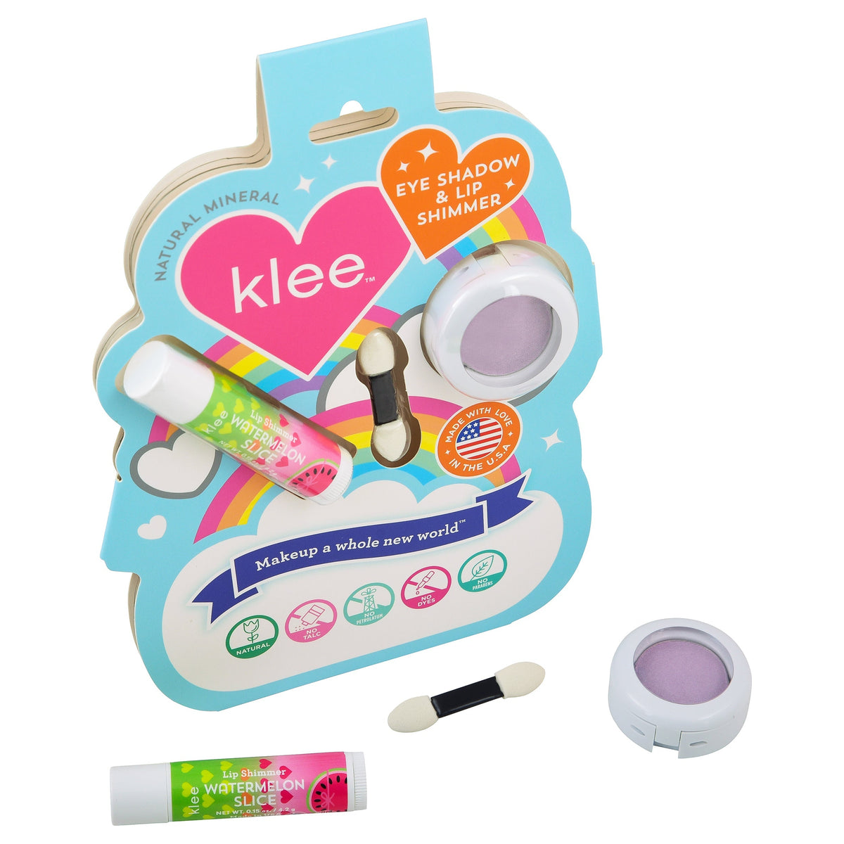 Klee Lilac Sparkles Mineral Eye Shadow & Lip Shimmer Duo