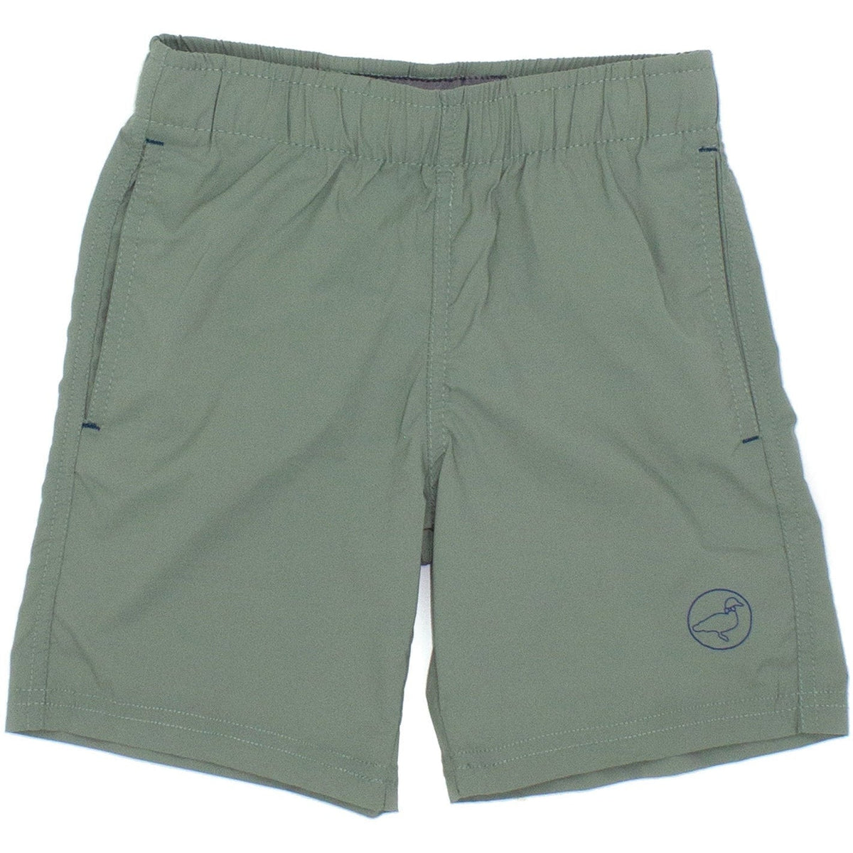 Properly Tied Lucky Duck Drifter Short | Moss Grey