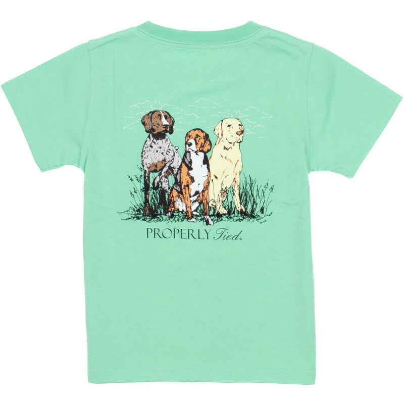 Properly Tied Lucky Duck Triple Dog Short Sleeve | Wash Green