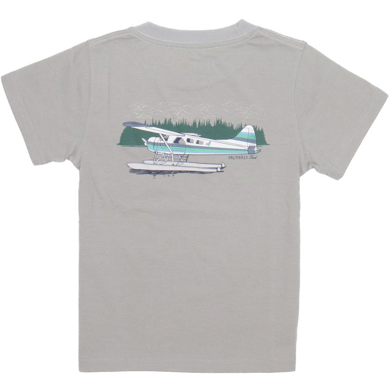 Properly Tied Lucky Duck Water Landing Short Sleeve | Ice Grey