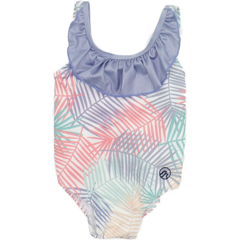 Properly Tied Lucky Duck Shordees Girls Swimsuit | Palm