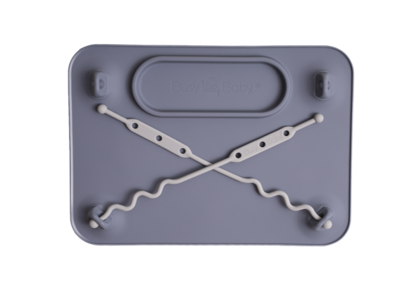 Busy Baby Placemat & Tether System -Pewter