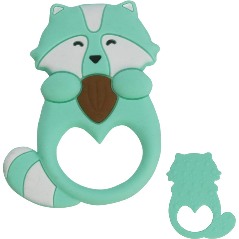 Busy Baby Raccoon Silicone Teething Toy
