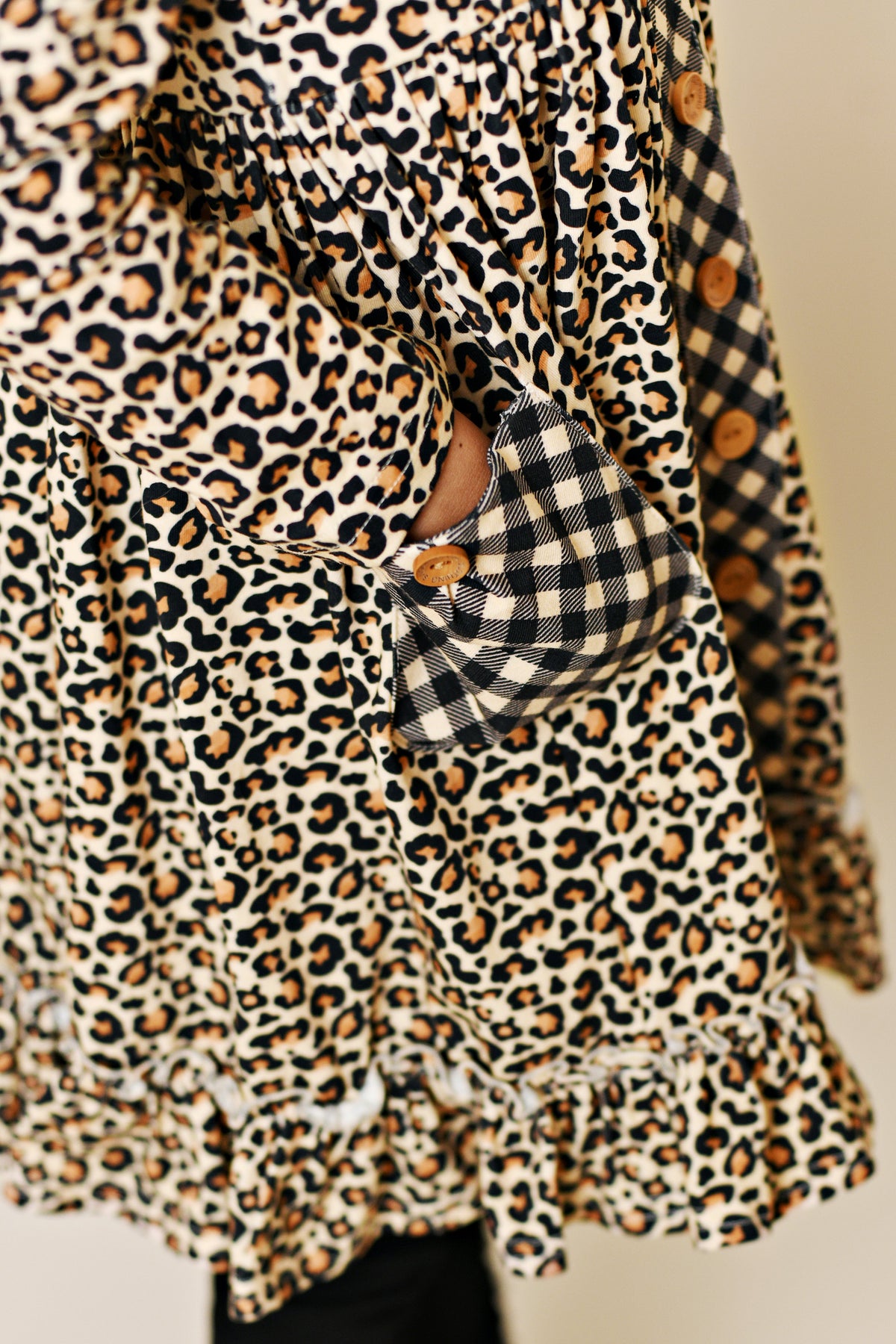 Swoon Baby Clothing Prim Leopard Pocket Dress