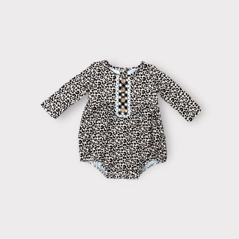 Swoon Baby Clothing Leopard Petal Bubble