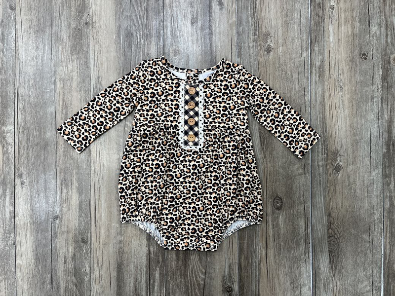 Swoon Baby Clothing Leopard Petal Bubble