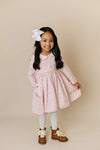 Swoon Baby Clothing Pink Pumpkin Embroidery Proper Dress