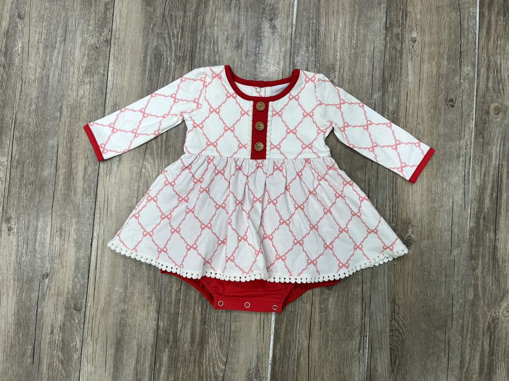 Swoon Baby Clothing Ribbon Bow Bliss Bubble Dress