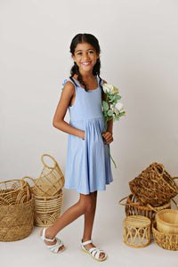 Swoon Baby Clothing Periwinkle Bamboo Dress