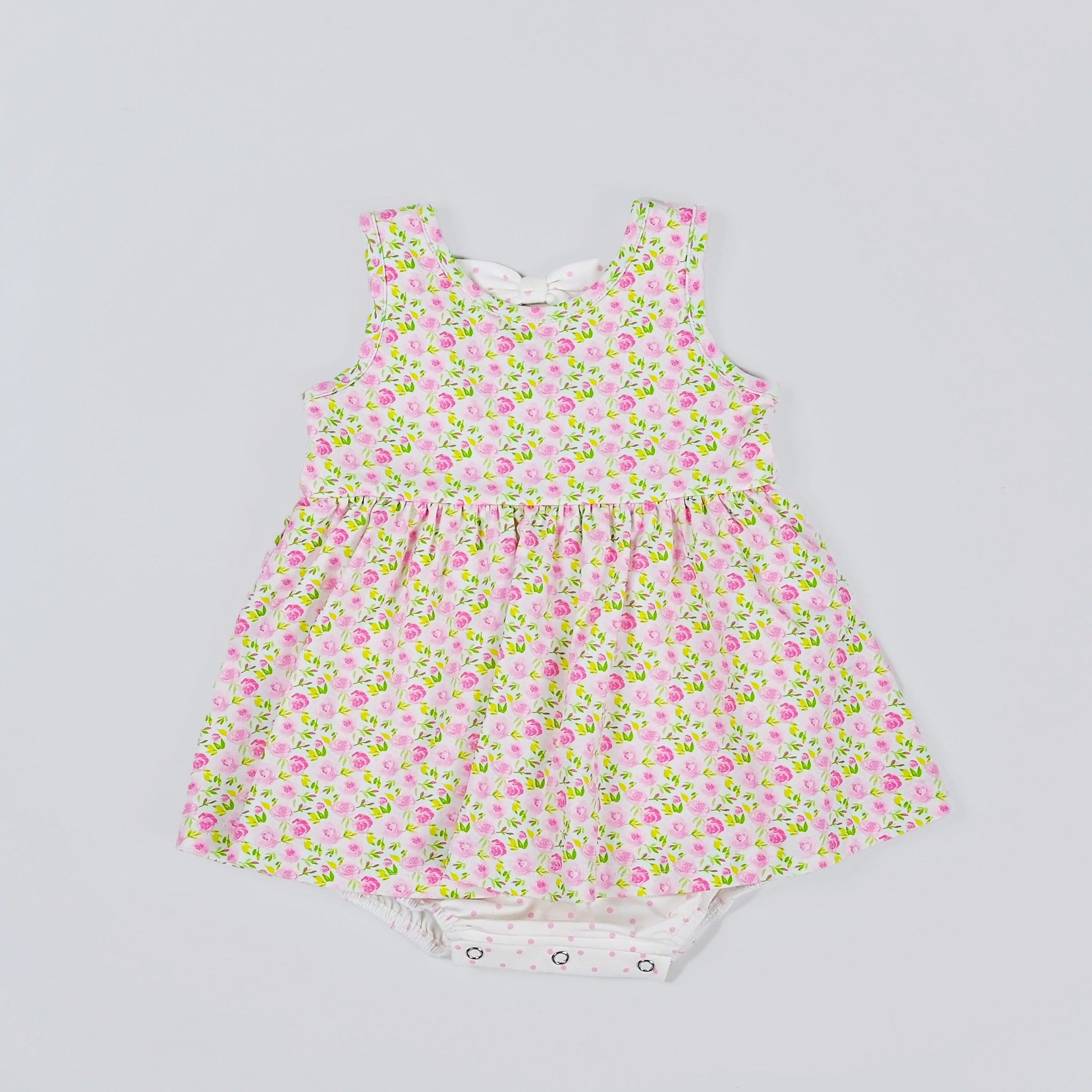Swoon Baby Clothing Ditsy Floral Bow Bubble