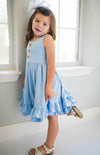 Swoon Baby Watercolor Garden Dottie Dress