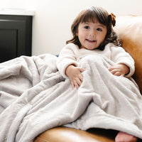 Saranoni Lush Toddler Blanket | Feather