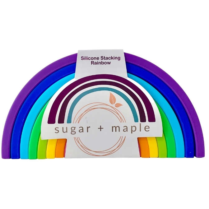 Sugar + Maple Rainbow Stacker (9 pc) | Primary