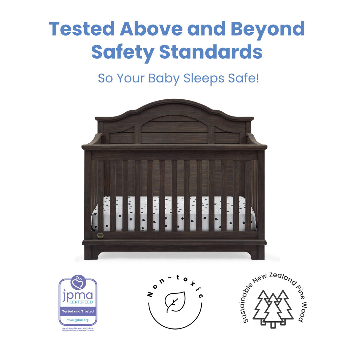 delta children's customer service phone number Simmons Kids Asher 6 In 1 Convertible Crib with Toddler Rail