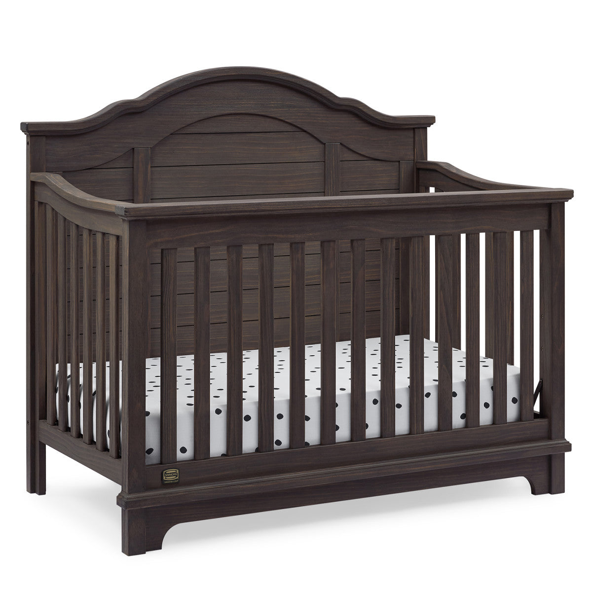 delta children asher collection Asher 6-in-1 Convertible Crib Rustic Grey (084)