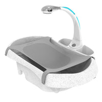 The First Years Rain Shower Baby Spa Newborn to Toddler Bathtub with Soothing Spray Showerhead