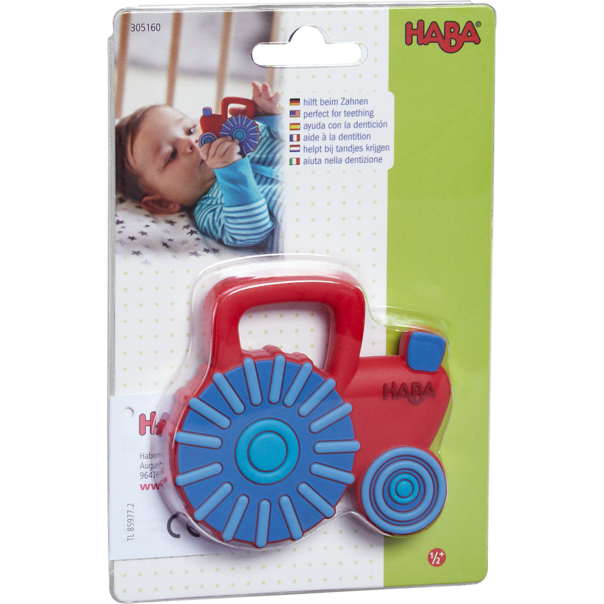 Haba Tractor Silicone Teether